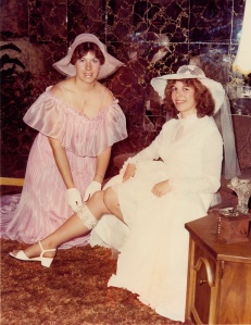 Lorraine w/ Sister Debbie on Wedding Day
